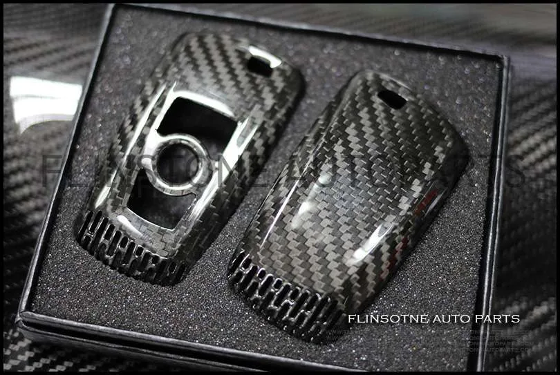 กรอบกุญแจ Carbon Fiber สำหรับ BMW F Series แบบ 3 ปุ่ม