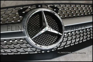 กระจังหน้า Diamond สำหรับ W212 สีเงิน ปี 10-12