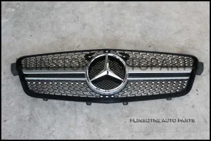 กระจังหน้า Diamond สำหรับ W212 สีเงิน ปี 10-12