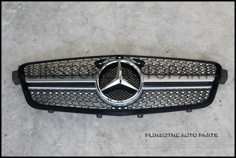 กระจังหน้า Diamond สำหรับ W212 สีเงิน ปี 10-12