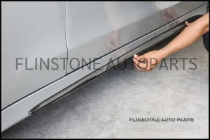 ครอบสเกิร์ตข้าง W205 C-Class Carbon Fiber แท้ BOCADESIGN