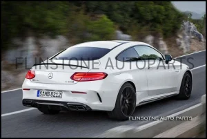 C205 C63 Coupe Diffuser + Exhaust Tips