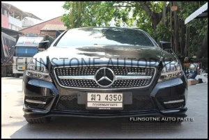 กระจังหน้า W218 CLS ทรง Diamond Grille สีเงิน