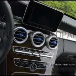 ชุดอลูมิเนียมครอบที่ปรับระดับแอร์สีน้ำเงิน W205 C-Class
