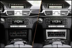แผ่นอลูมิเนียมติดคอลโซล ชิ้นล่าง W207