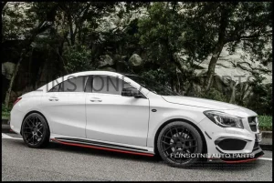 W117 CLA Revozport Carbon Fiber Front Lip