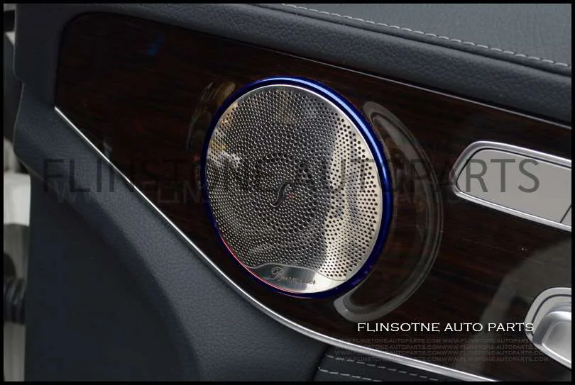 วงแหวนครอบลำโพง Burmester สีน้ำเงิน 4 ชิ้น