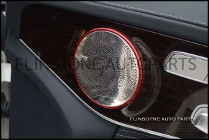 วงแหวนครอบลำโพง Burmester สีแดง 4 ชิ้น