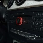วงแหวนครอบปุ่ม W204 ON สำหรับ Mercedes Benz สีแดง