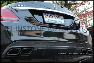 W205 C63s AMG Edition 1 Carbon Fiber Diffuser
