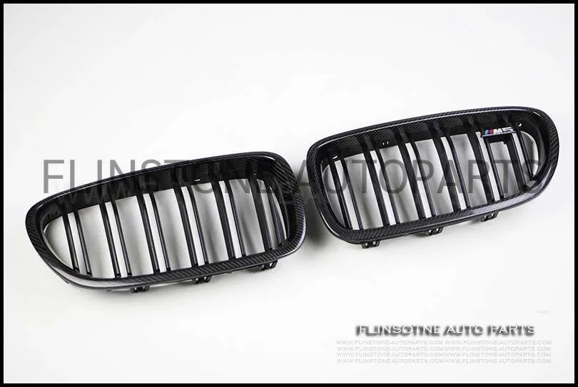 F10 กระจังหน้า M5 ดำด้าน กรอบ Carbon Kevlar พร้อมโลโก้