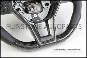 พวงมาลัย Mercedes AMG Carbon แท้ คาดสีแดง