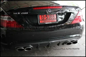 กรอบป้ายทะเบียน AMG คาร์บอน เคฟล่าแท้