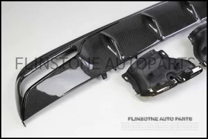 W205 C63s AMG Diffuser + Tailpipe Set [์Carbon] V.2