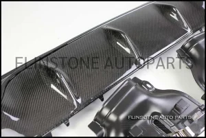 W205 C63s AMG Diffuser + Tailpipe Set [์Carbon] V.1