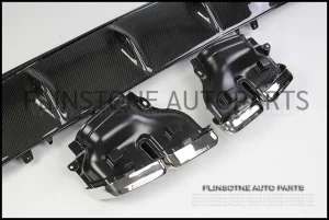 W205 C63s AMG Diffuser + Tailpipe Set [์Carbon] V.1