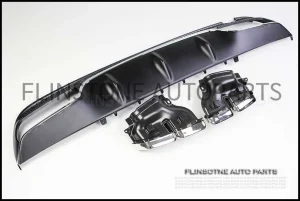 W205 C63s AMG Diffuser + Tailpipe Set [์Sport] V.1