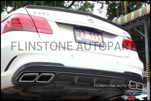 E63 AMG Facelift Carbon Kevlar Diffuser