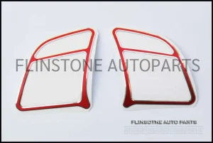 ชุดครอบปุ่มพวงมาลัย สีแดง CLA