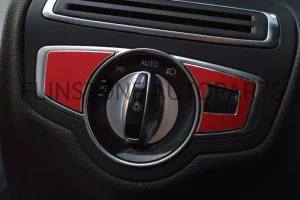 ชุดแปะข้างสวิตซ์ สีแดง W205 C-Class
