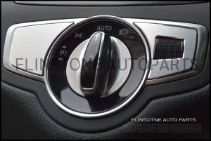 ชุดแปะข้างสวิตซ์ สีเงิน W205 C-Class