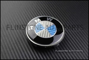 BMW Carbon Wheel Center Caps [Blue]