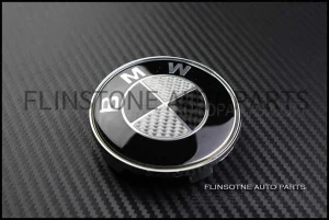 BMW Carbon Wheel Center Caps [Black]