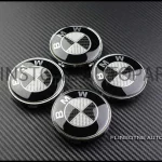 BMW Carbon Wheel Center Caps [Black]