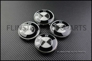 BMW Carbon Wheel Center Caps [Black]