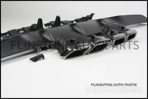 W205 C63s AMG Diffuser + Tailpipe Set [Night] V.2