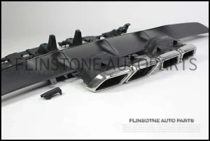 W205 C63s AMG Diffuser + Tailpipe Set [์Night] V.1