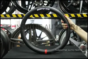 Mercedes AMG Steering Wheel Cover [Carbon Look]