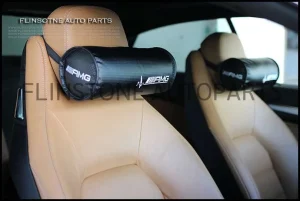AMG LEATHER SEAT NECK REST [Carbon Style]