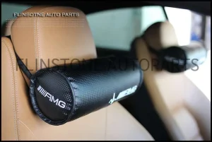 AMG LEATHER SEAT NECK REST [Carbon Style]