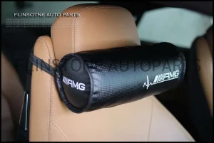 AMG LEATHER SEAT NECK REST [Carbon Style]