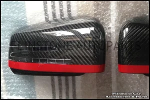 [RED] Original W212 Mercedes Carbon Mirror Housing