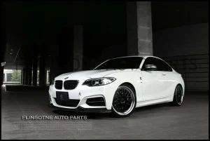 BMW F22 3D Design Carbon Fiber Front Lip [For M-Tech]