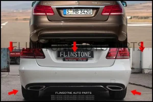 W212 E-Class Facelift Diffuser Set