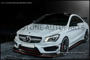W117 Revozport Carbon Fiber Side Skirt