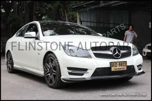ลิ้นหน้า W204 BOCADESIGN ทรง AMG Black Series