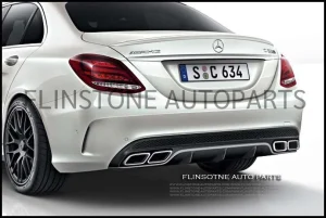 Genuine W205 C63 AMG Rear Diffuser [Sport]