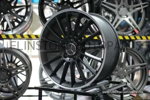 ล้อ AMG 16 Spoke Silver Rim [Black]