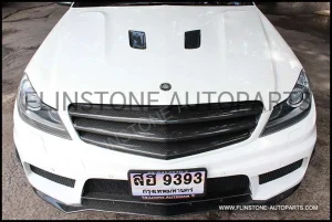 W204 Carbon Fiber Bonnet [AMG BS Look]