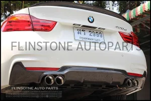 F32 F33 F36 3D Design Carbon Fiber Rear Diffuser