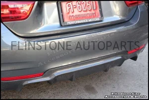F32 F33 F36 3D Design Carbon Fiber Rear Diffuser