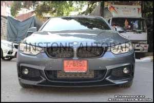 ลิ้นหน้าคาร์บอน BMW F32 F33 F36 ทรง M Performance สำหรับกันชน M Sport