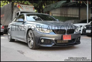 ลิ้นหน้าคาร์บอน BMW F32 F33 F36 ทรง M Performance สำหรับกันชน M Sport