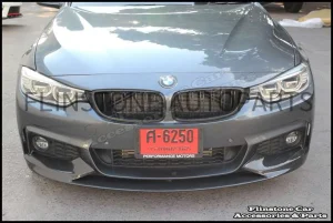 ลิ้นหน้าคาร์บอน BMW F32 F33 F36 ทรง M Performance สำหรับกันชน M Sport