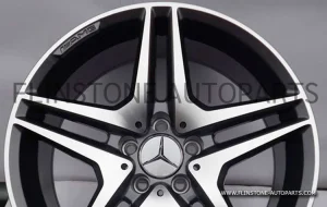 ล้อ AMG 5 twin spoke สีเงิน
