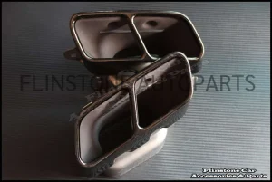 Genuine CLA45/A45 AMG Exhaust Tips [Black]